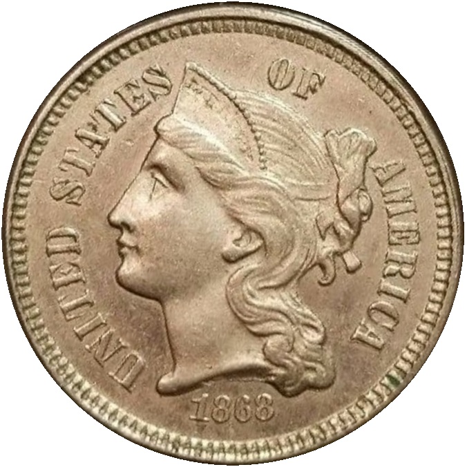 1868-3CN-Three-Cent-Nickel-#3